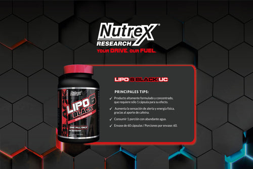 Lipo 6 Black UC, beneficios y más