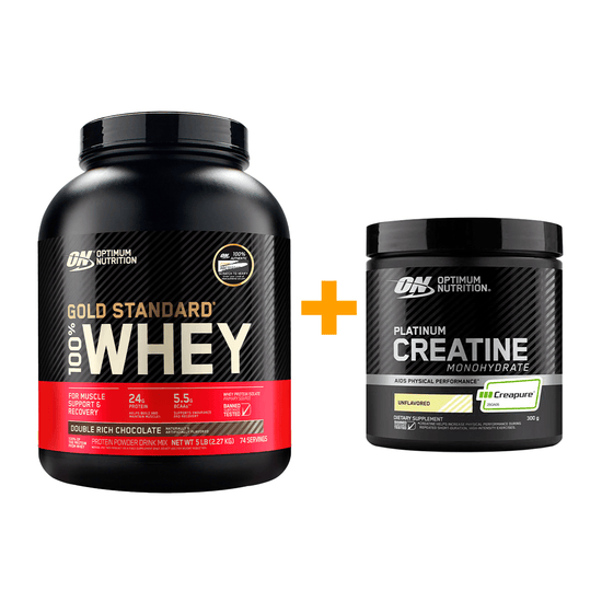 Pack Gold Standard Whey 5 LB + Creatina Optimum