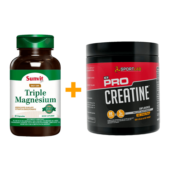 Pack Creatine Pro + Triple Magnesio