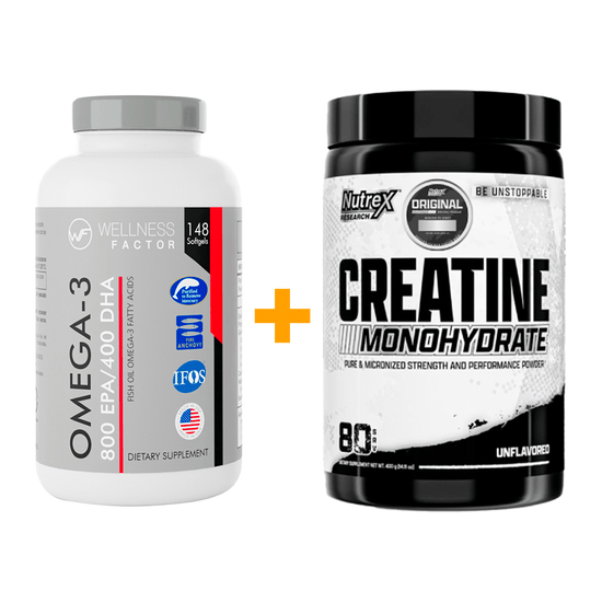 Pack Creatina Nutrex + Omega 3