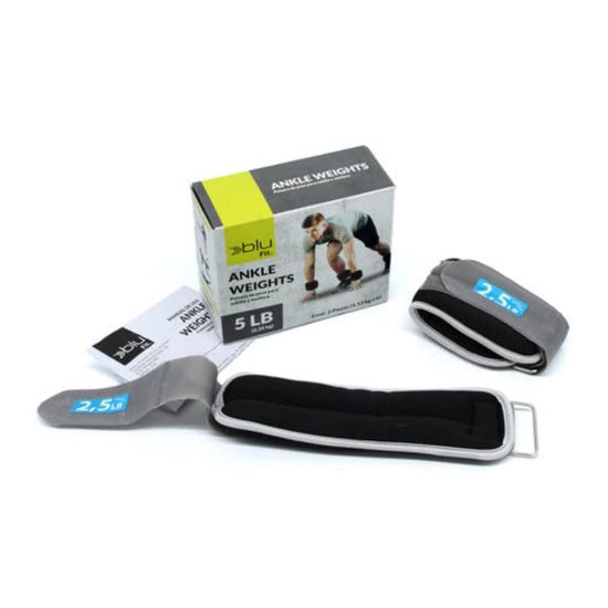 Peso Tobillo Muñeca Neopren 5 libras (par)
