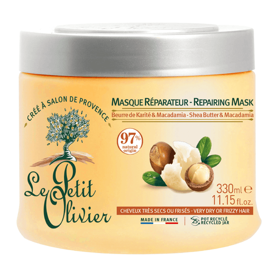 Mascara Nutriente Cabello Rizado 330ml, Le Petit Olivier