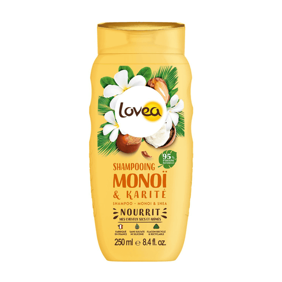 Shampoo Cabello Seco y Dañado Monoi Karité 250ml, Lovea
